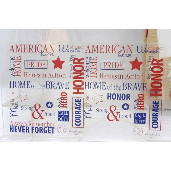 143 Patriotic Stickers, 11 Partial Sheets Flags, Words, Military, Images - Picture 7 of 10